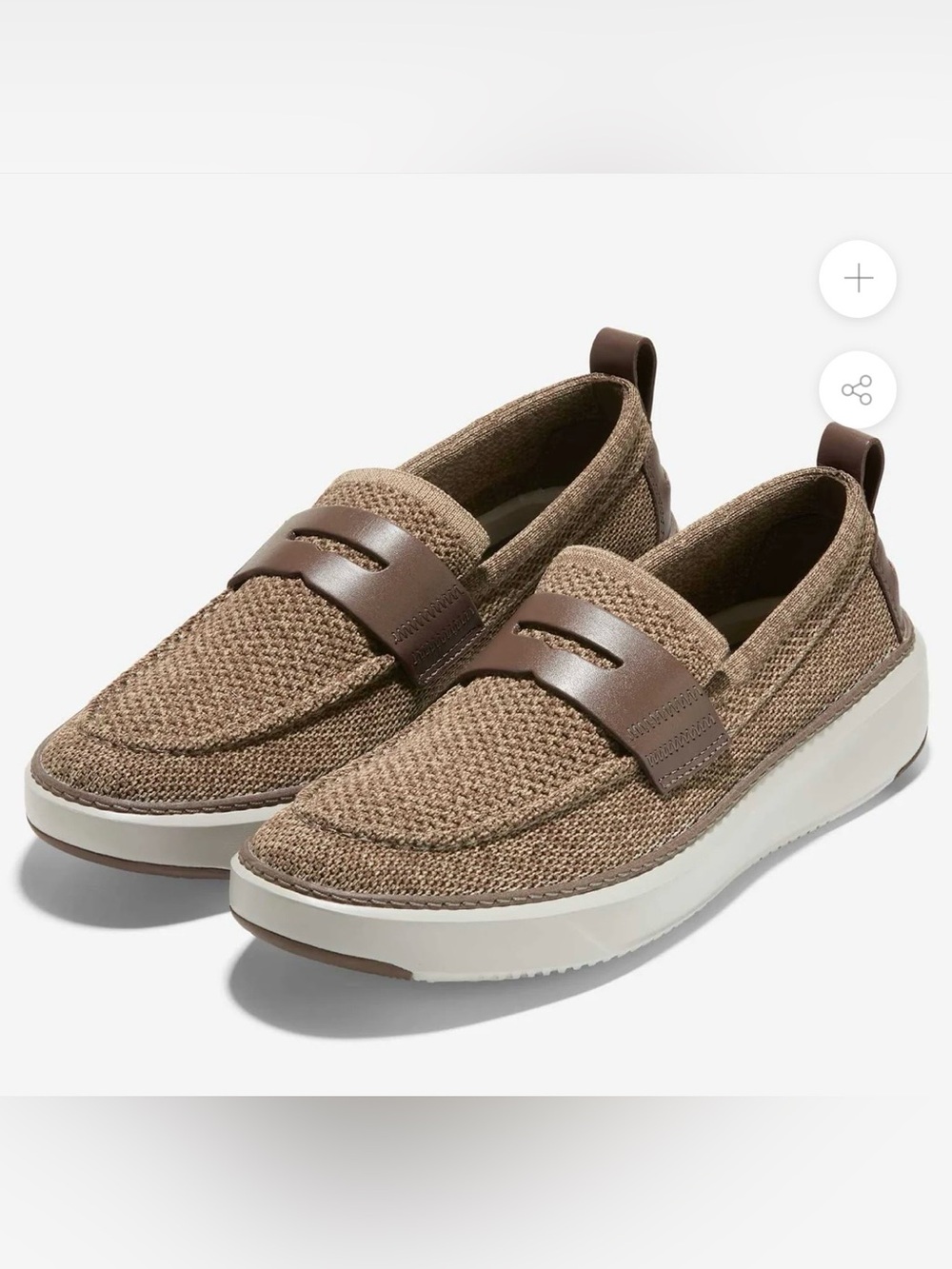 Cole Haan GrandPro Topspin Stitchlite Penny Loafers Size 10 *insoles replaced